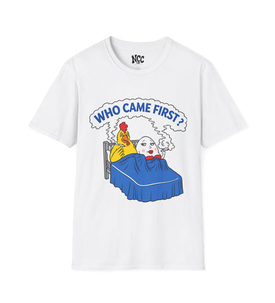 Who Came First? Chicken and Egg tee